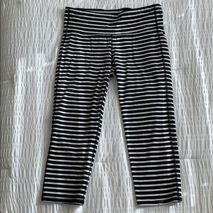 Athlete stripped leggings - cropped